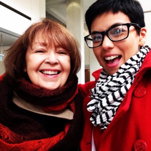 With Pat Mora. Such an honor to finally meet her.